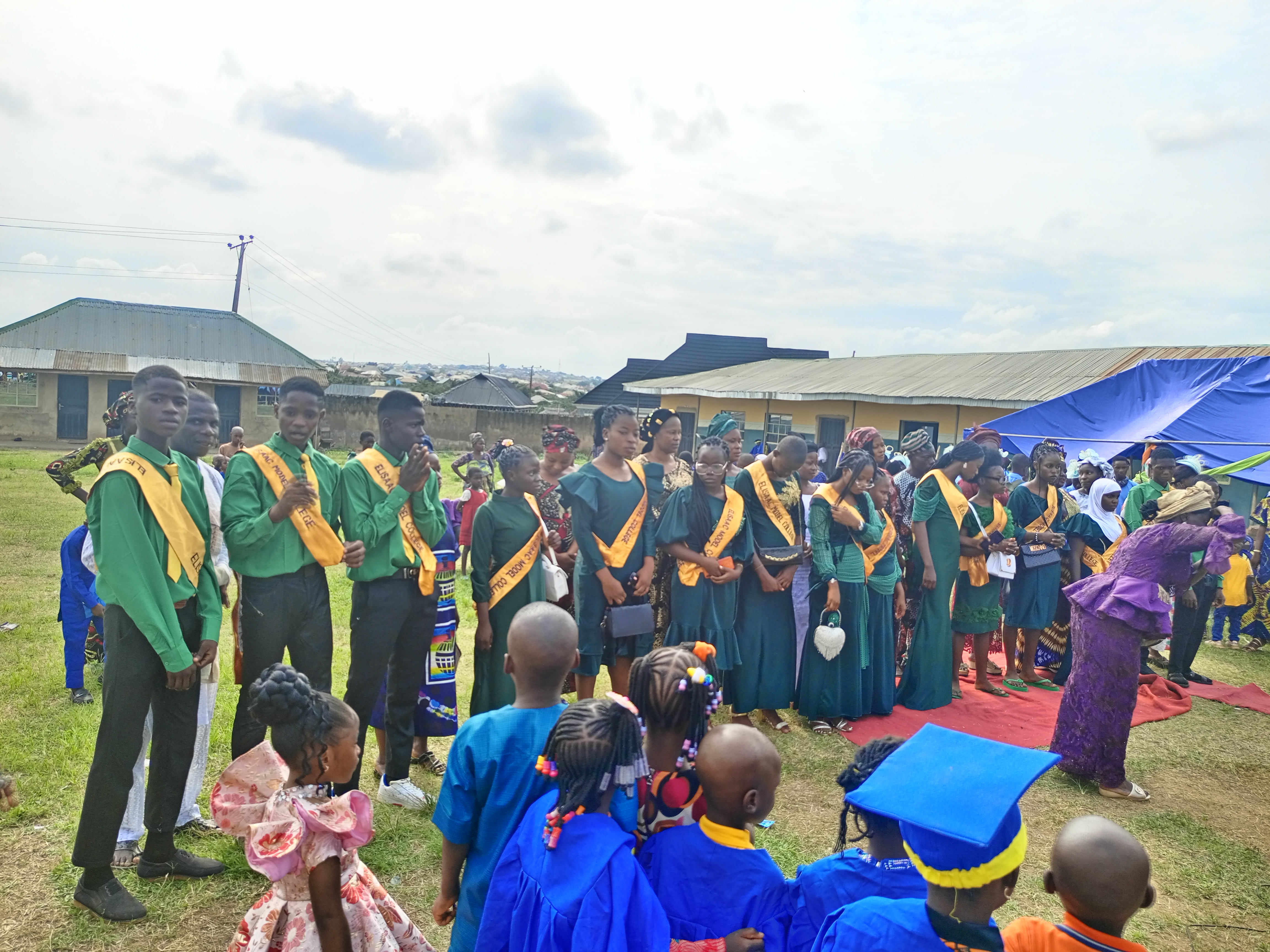 Happy students at Elisaac Schools
